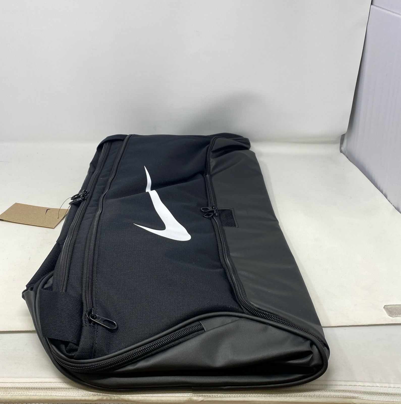 Nike Brasilia 9.5 Medium 60L Training Duffel Bag - Black/Black/White DH7710-010