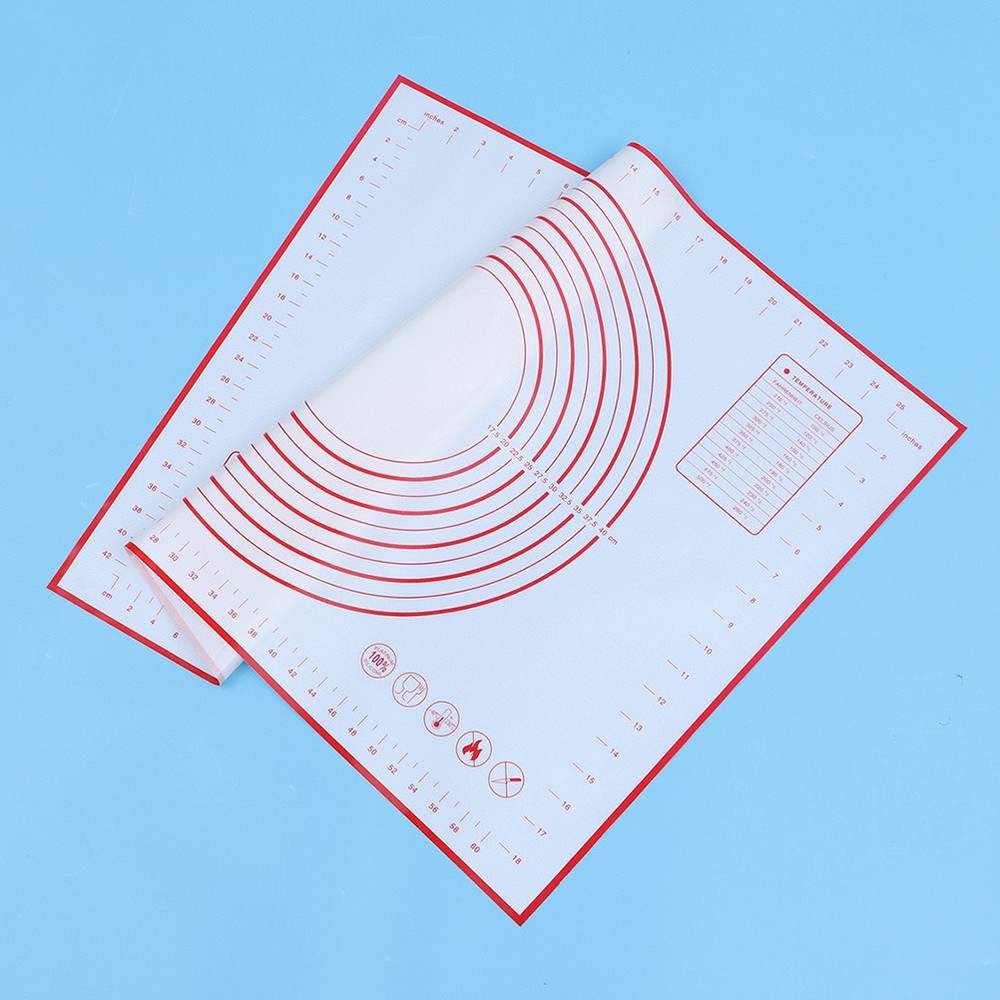 Cookie Rolling Mat Non Stick Baking with Measurements Silicone Dough