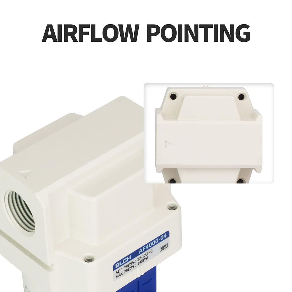 BLCH 1/2" NPT Air Line Dryer - for Compressor,Compressed White