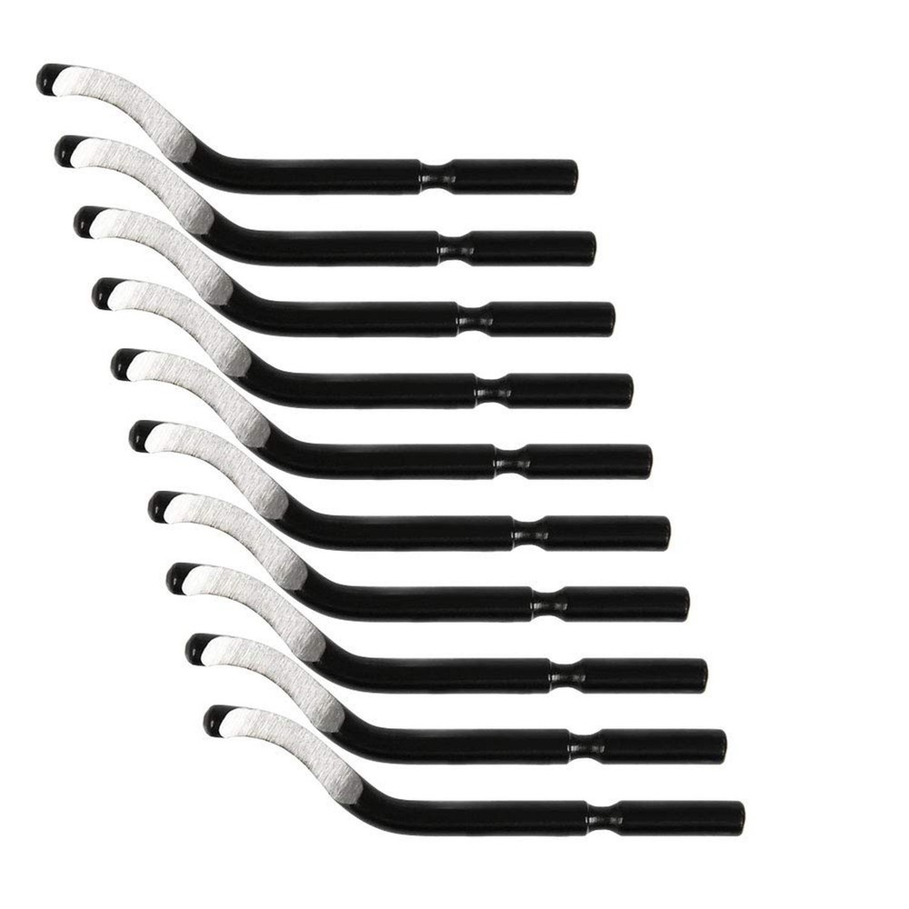 BS1010 Deburring Blades Set Burr Trimming Scraper Replacement Blades 10 Pack