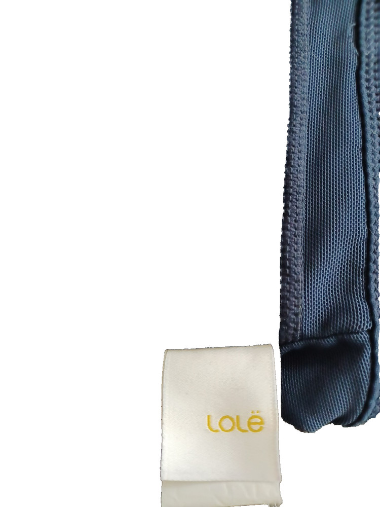 Lole Women's Swim Top, Size Large, solid Blue. New , item missing package