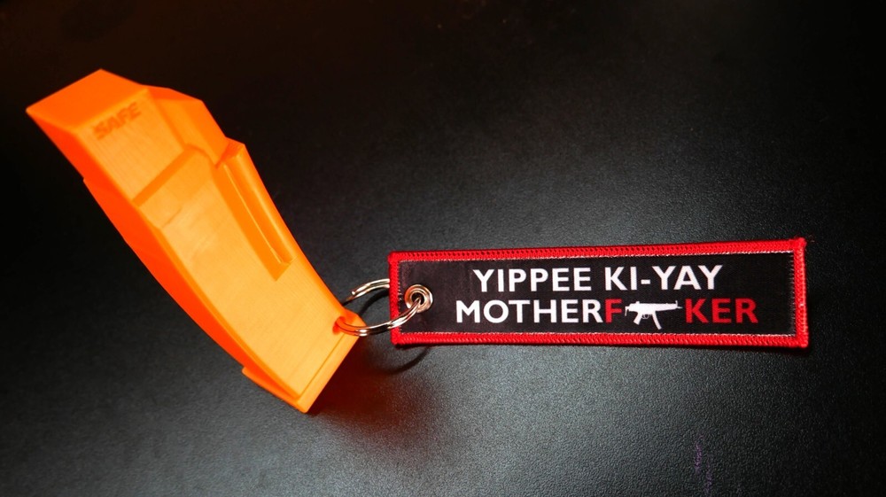 MP5 Mag Block - Empty Chamber Indicators (ECI) - keychain Yippee Ki-Yay