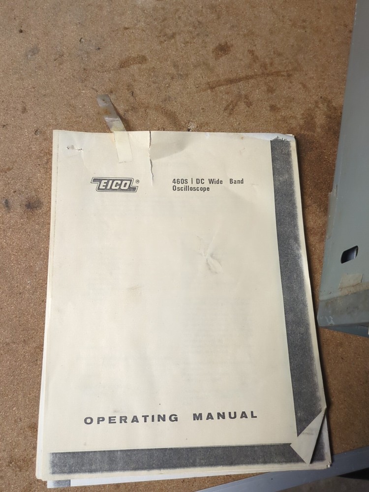 Vintage EICO Model 427 General Purpose Oscilloscope Read Description!!!