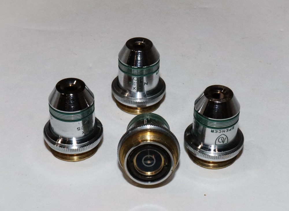 AO Spencer 10X Achromat Dark Phase Microscope Objective