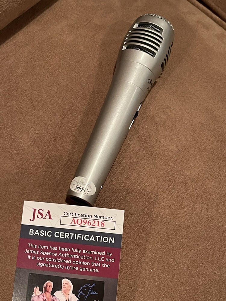 John Ford Coley Signed Microphone JSA England Dan