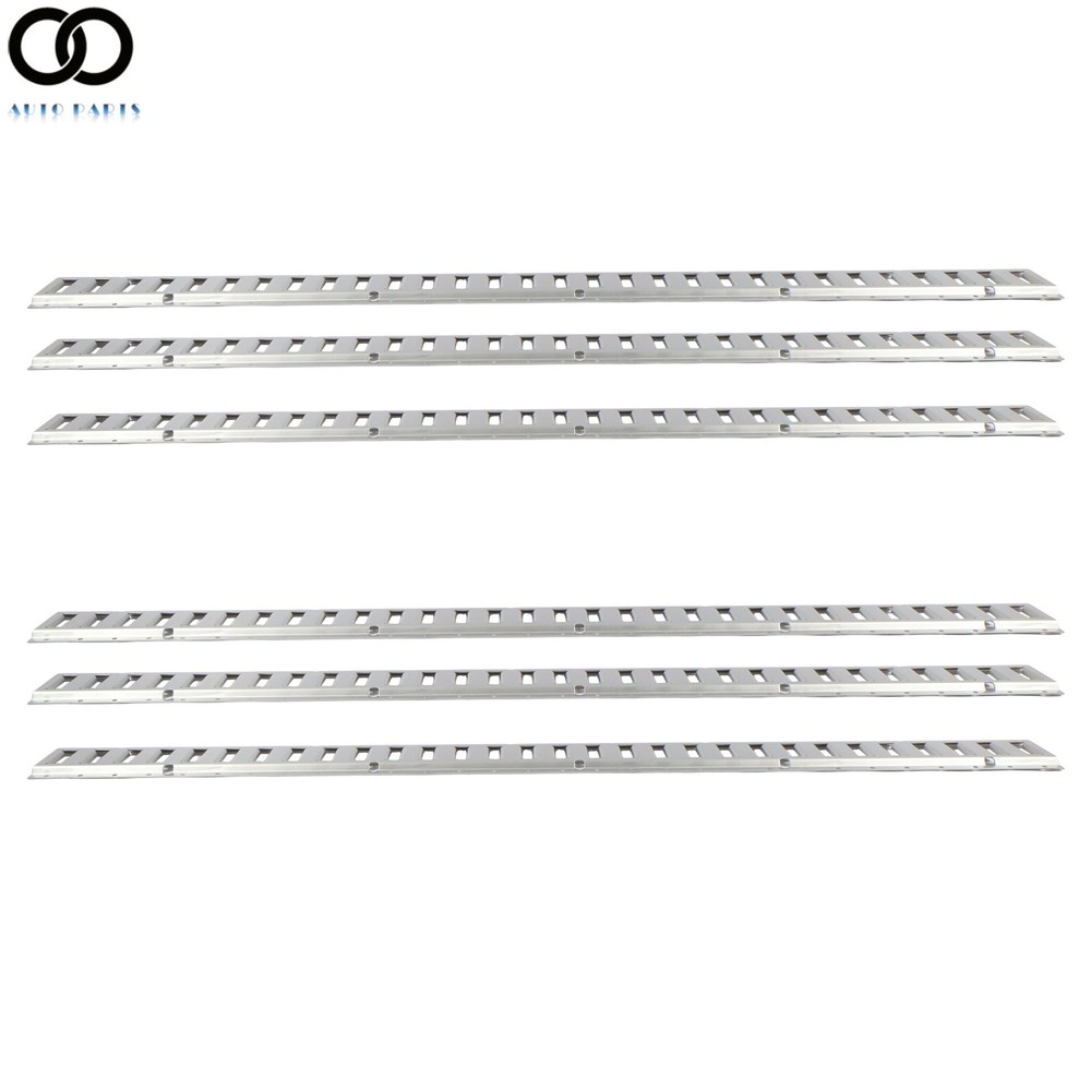 6 Pack 5' Horizontal E Track Tie Down Rail Kit Galvanized Steel Secure Cargo New