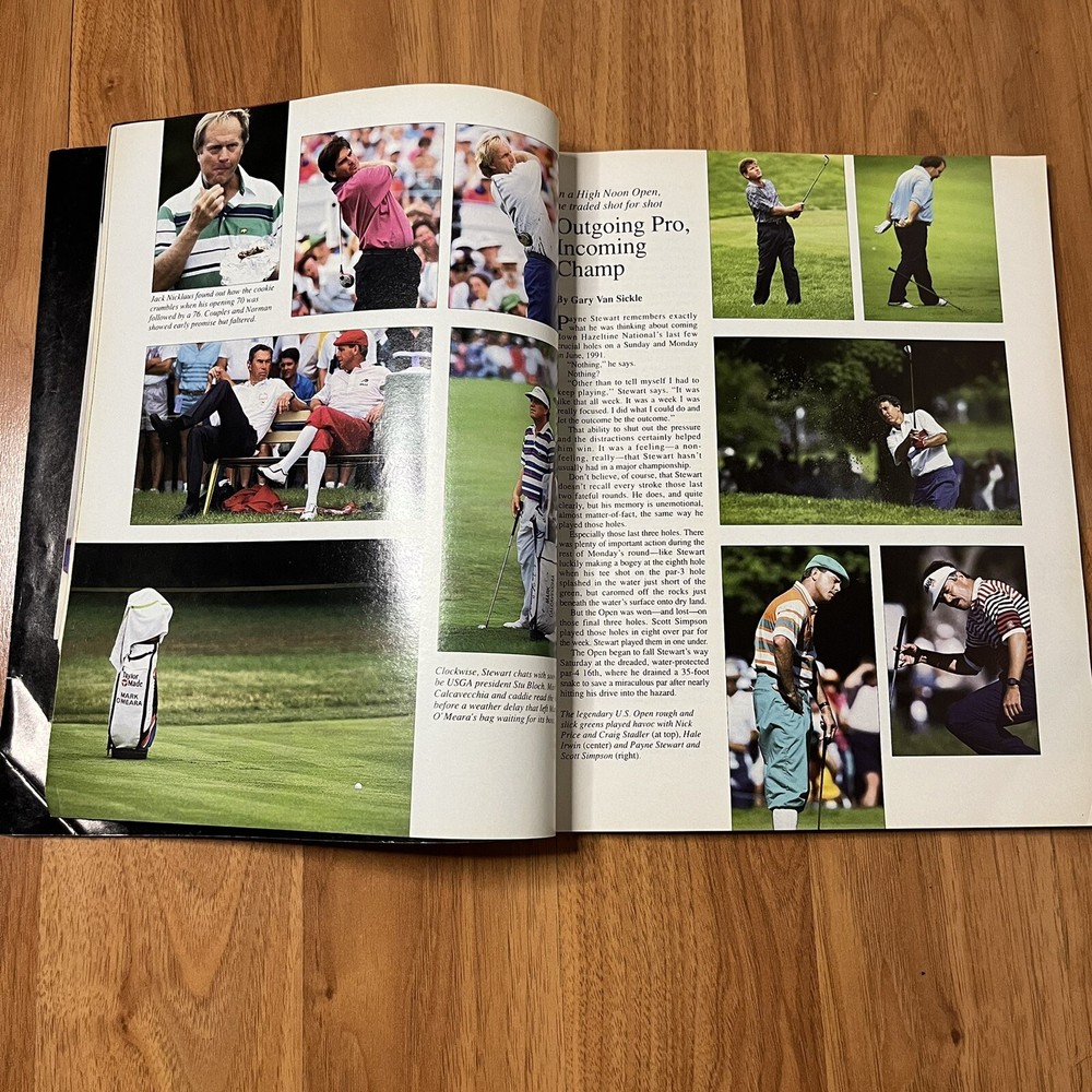 1992 US Open Championship Golf Program Pebble Beach Tom Kite