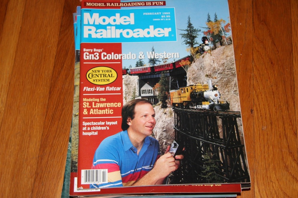 MODEL RAILROADER MAGAZINE 12/1992