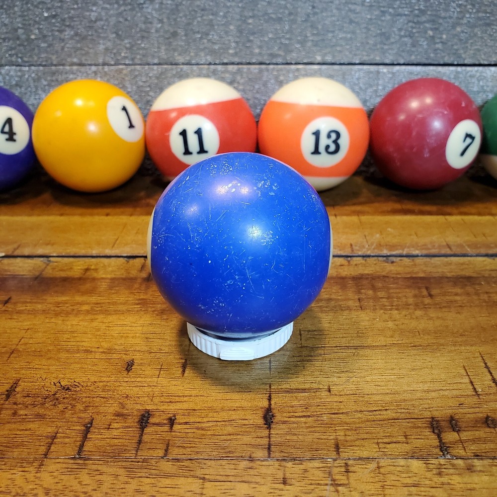 Vintage #2 Blue Single Individual Pool Ball Billiard Piece 2 1/4" Replace