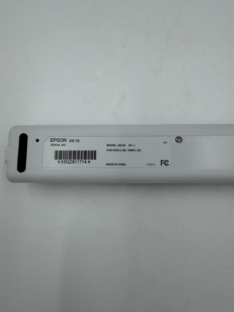 Epson WorkForce DS-70 J421B Portable Color Document Scanner Without Cable