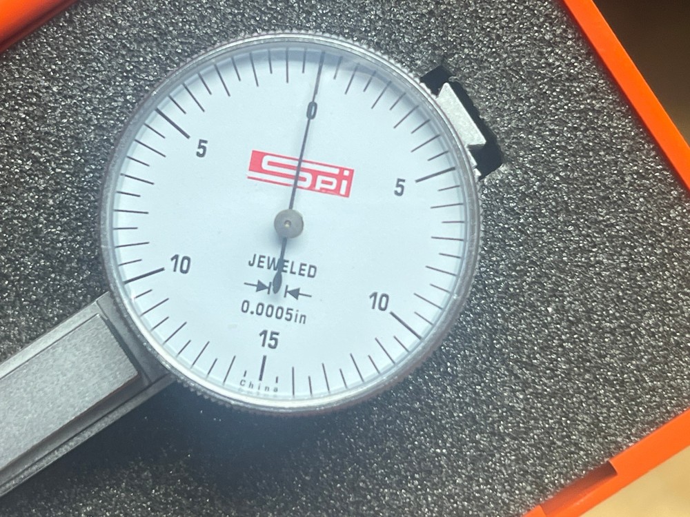 Spi Test Indicator Jeweled .0005” Resolution NEW