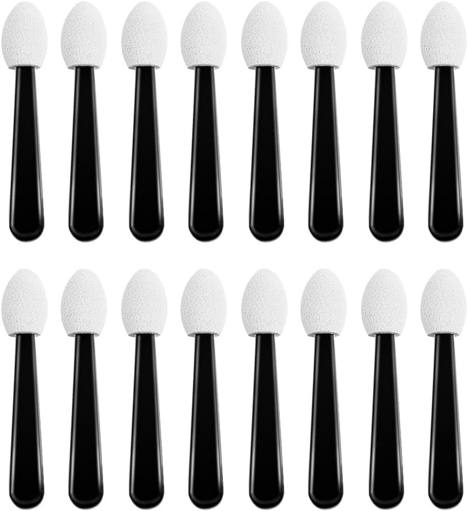 Small Eyeshadow Sponge Applicators 100 Pcs Eye Shadow Makeup Sticks Kit NEW