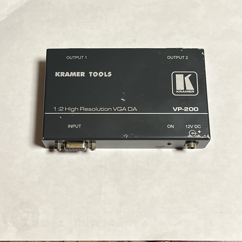 KRAMER TOOLS VP-200 1:2 High Resolution VGA Distribution Amplifier