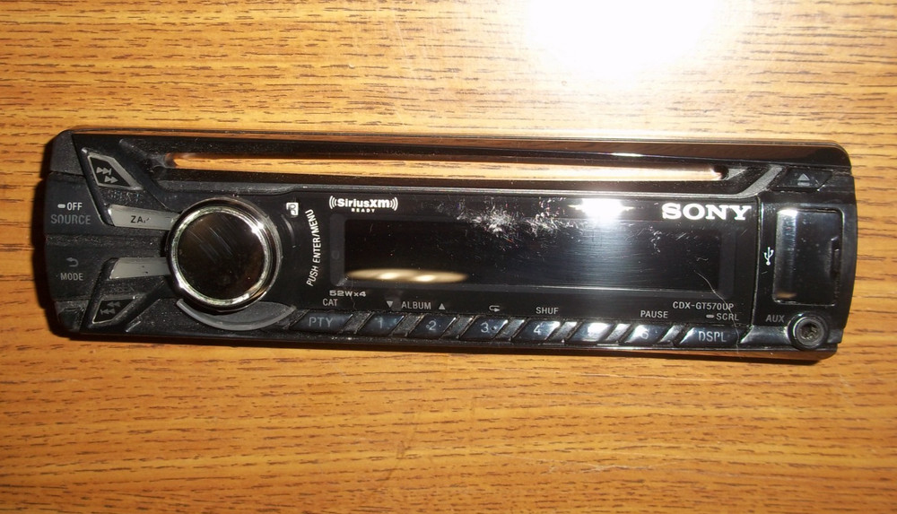 Sony CDX-GT570UP Replacement Faceplate OEM