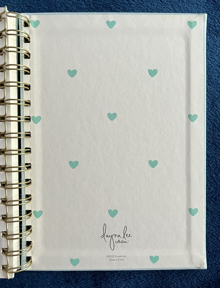 Notebook Hard Cover 6x8 Wire-bound Dayna Lee Collection