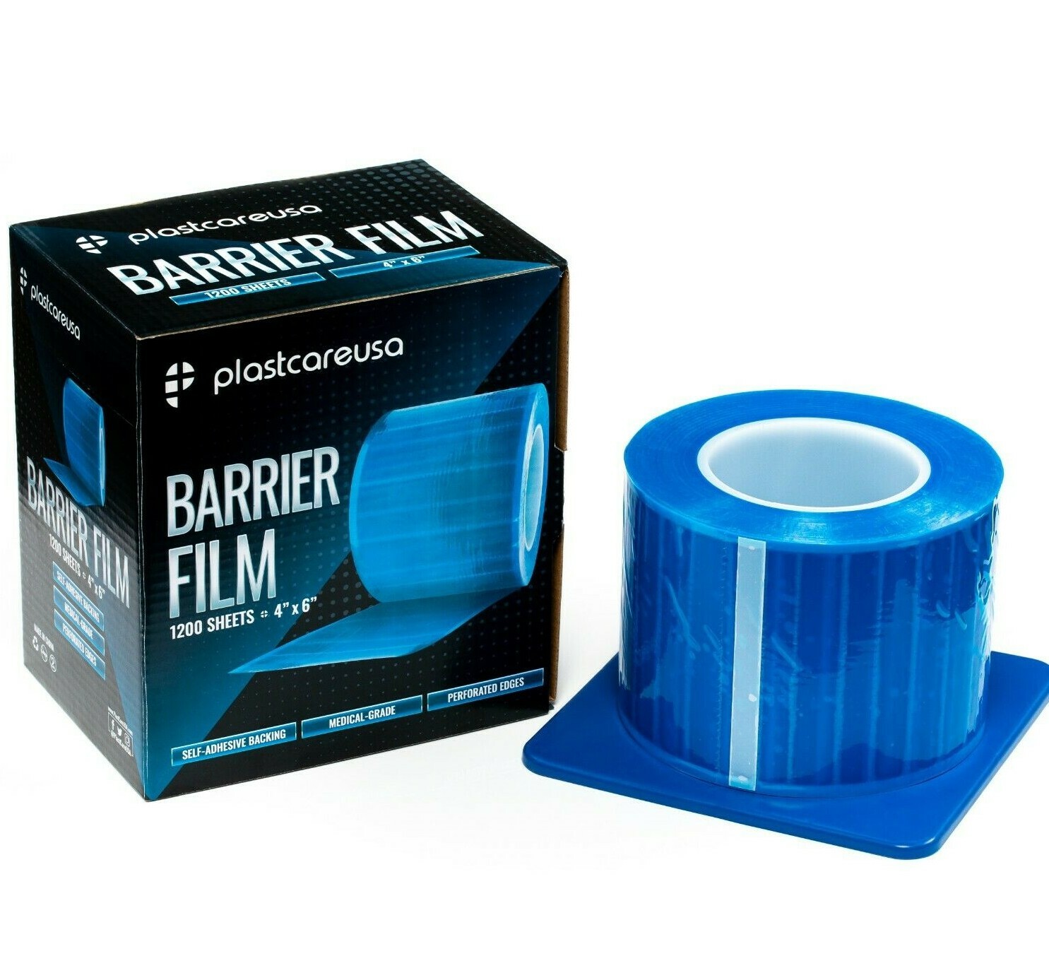 Blue Barrier Film, Plastic Sheets, Tape for Dental Tattoo Medical Adhesive Roll