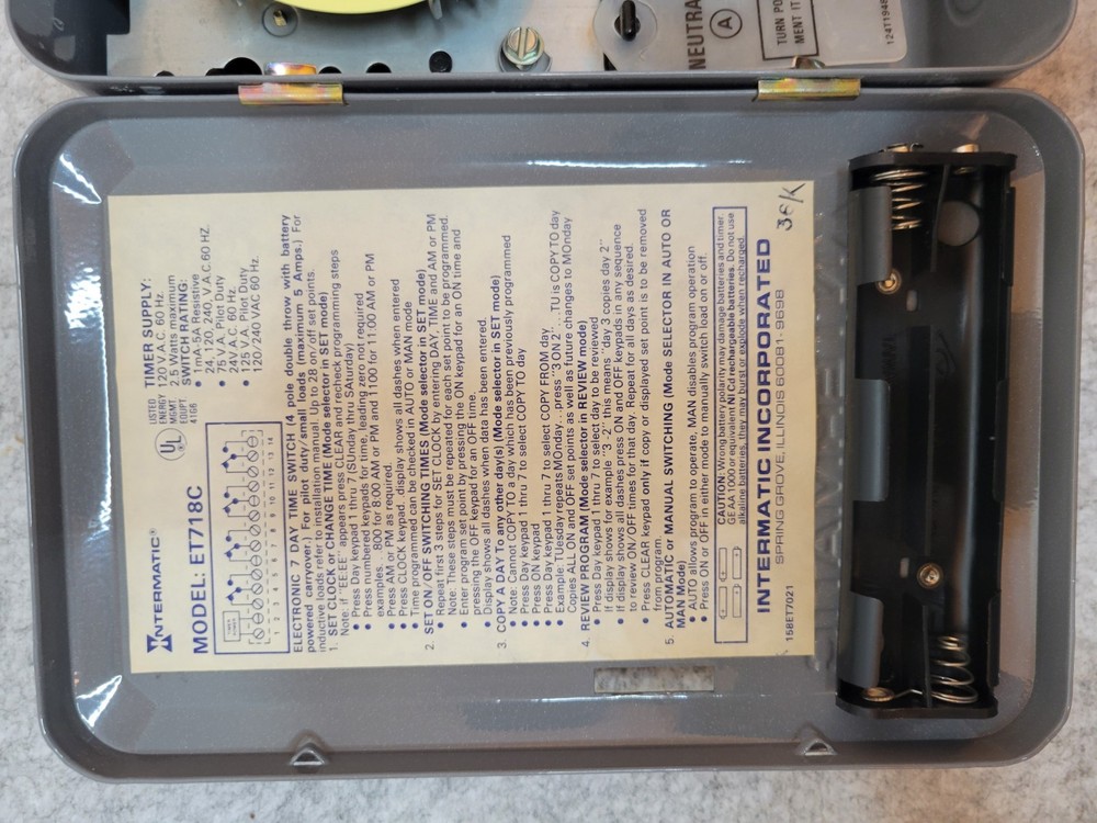 Intermatic ET718C Electronic Timer