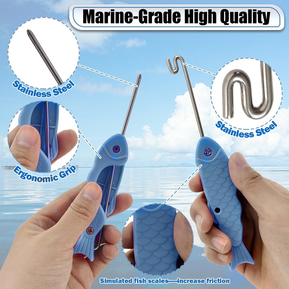 Fish Venting Tool Hook Remover Safe Convenient Dehooker Device Deep Sea