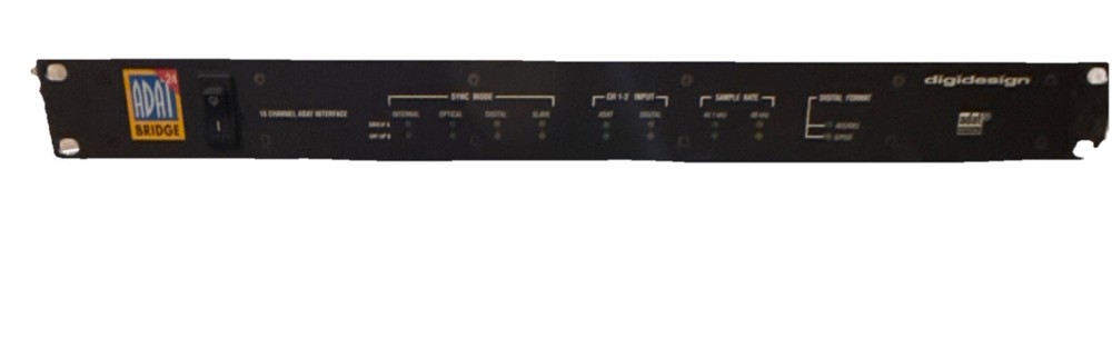 Digidesign ADAT Bridge Rack Mount Audio Interface Optical XLR RCA Out