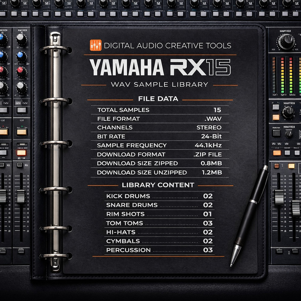Yamaha RX15 Drum Machine Sample Library