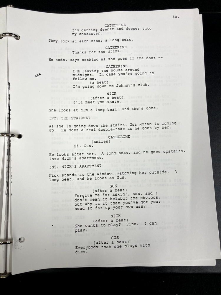 1992 BASIC INSTINCT SCREENPLAY MOVIE SCRIPT BY JOE ESZTERNAS, IN 3 RING BINDER
