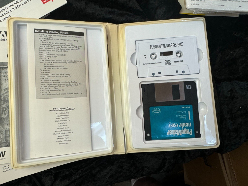 Adobe Pagemaker 6.0 Upgrade Software Bundle 3.5 & CD Media Type on Call