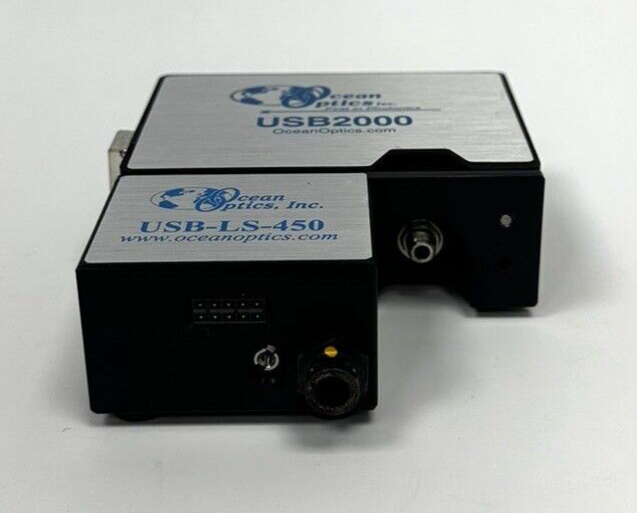 Ocean Optics Inc. USB2000 FiberOptic Spectrometer & USB-LS-450 Blue Light Source