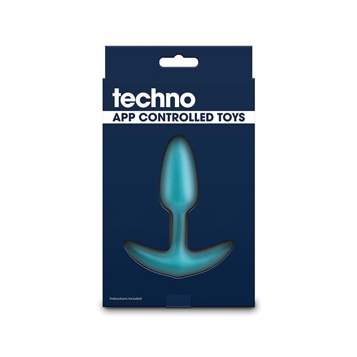 Techno Trance App Controlled Vibrating Anal Plug w/Remote