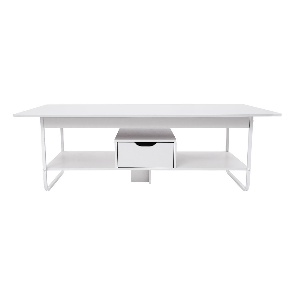 Modern Coffee Table Rectangular Coffee Table Living Room Tea Table 120*60*42cm