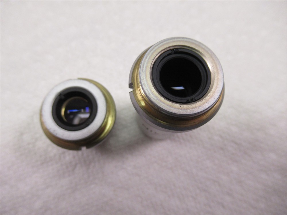 Nikon 10x and 4x Microscope Objective Lenses for Model SC