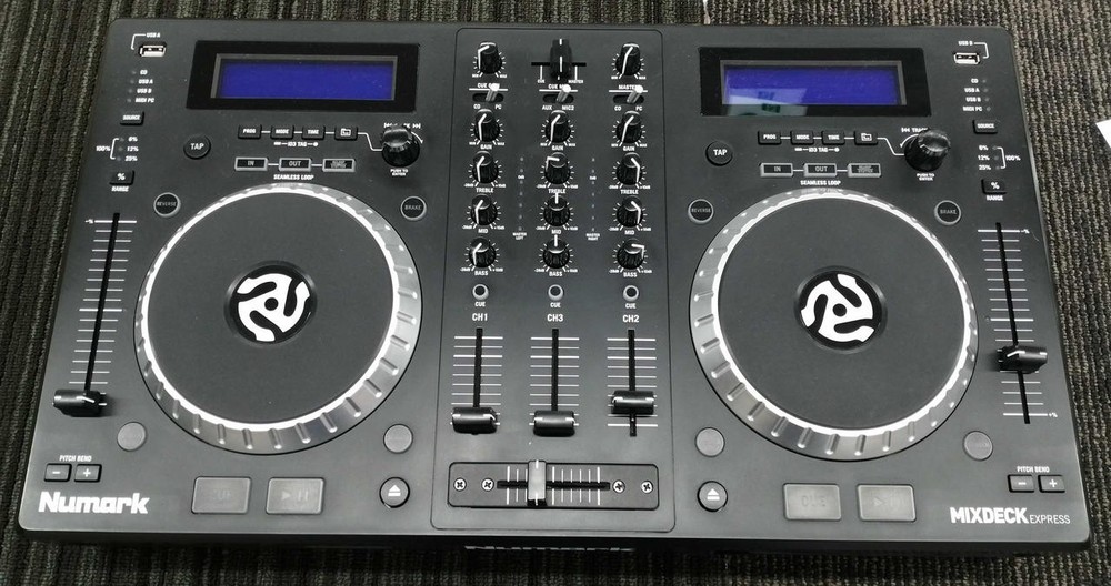 Numark MixDeck Express DJ Controller CDJ Mixer USB MIDI