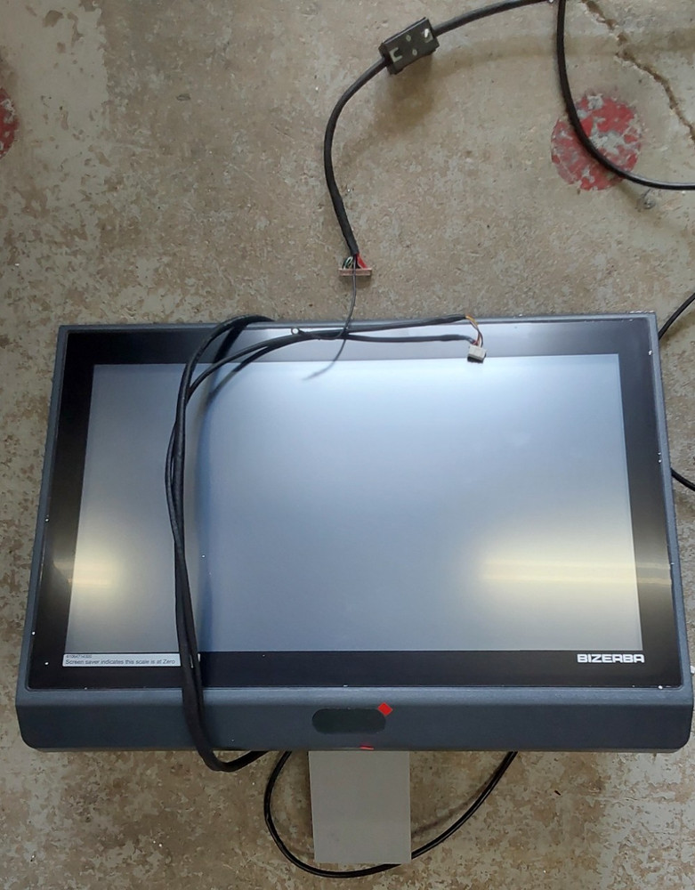 Two Replacement BIZERBA 15" Customer Display Panel Screens for XC 100/400/800