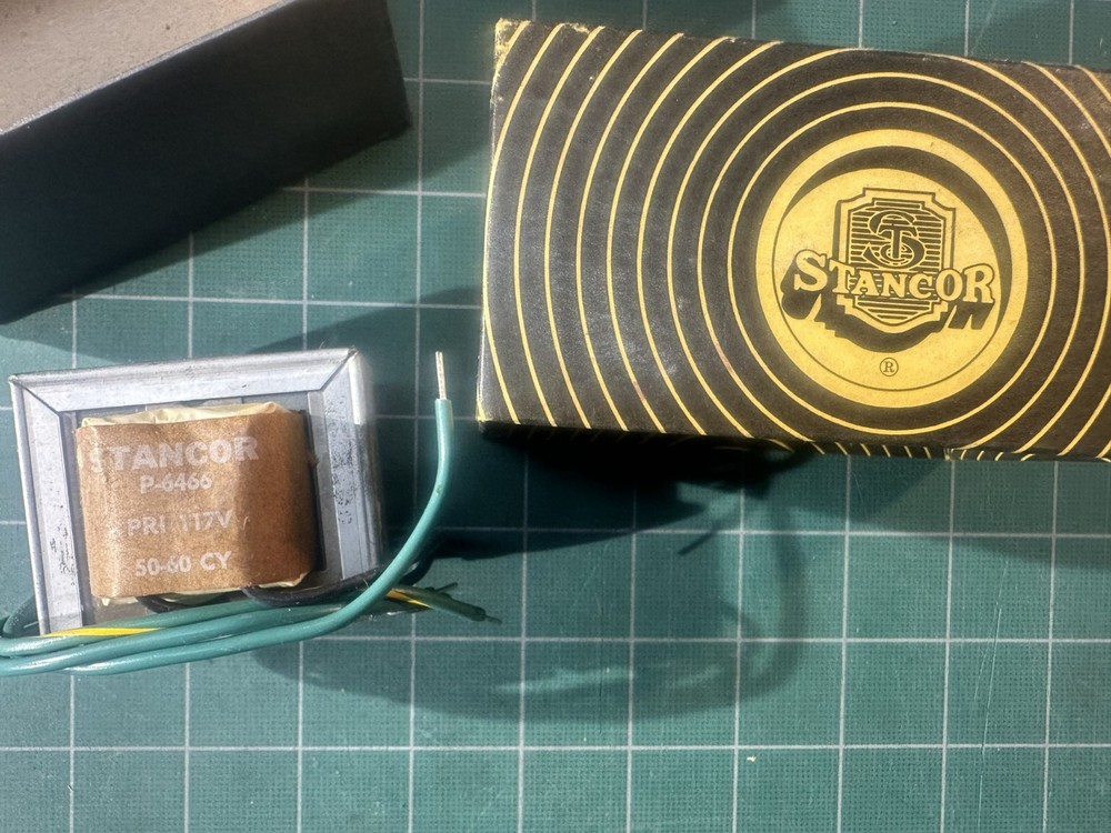 NOS Stancor P-6466 Filament Transformer w/ original packaging