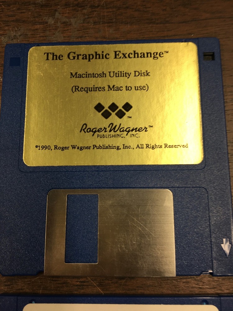 Vintage Macintosh software : The Graphics Exchange - Roger Wagner