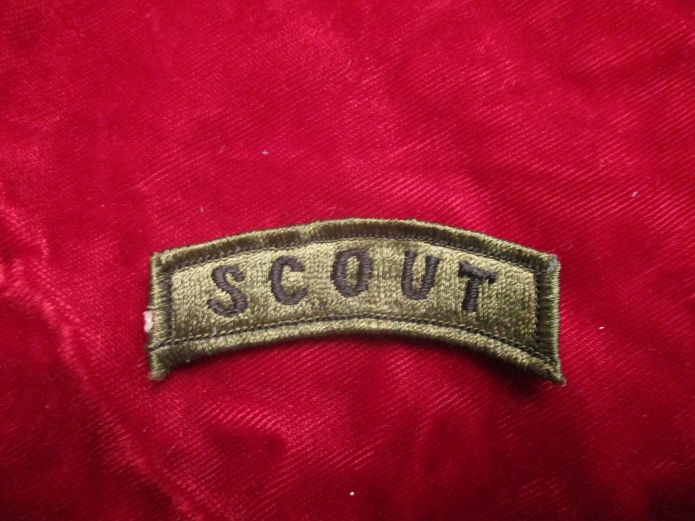 Scout Military Tab Patch