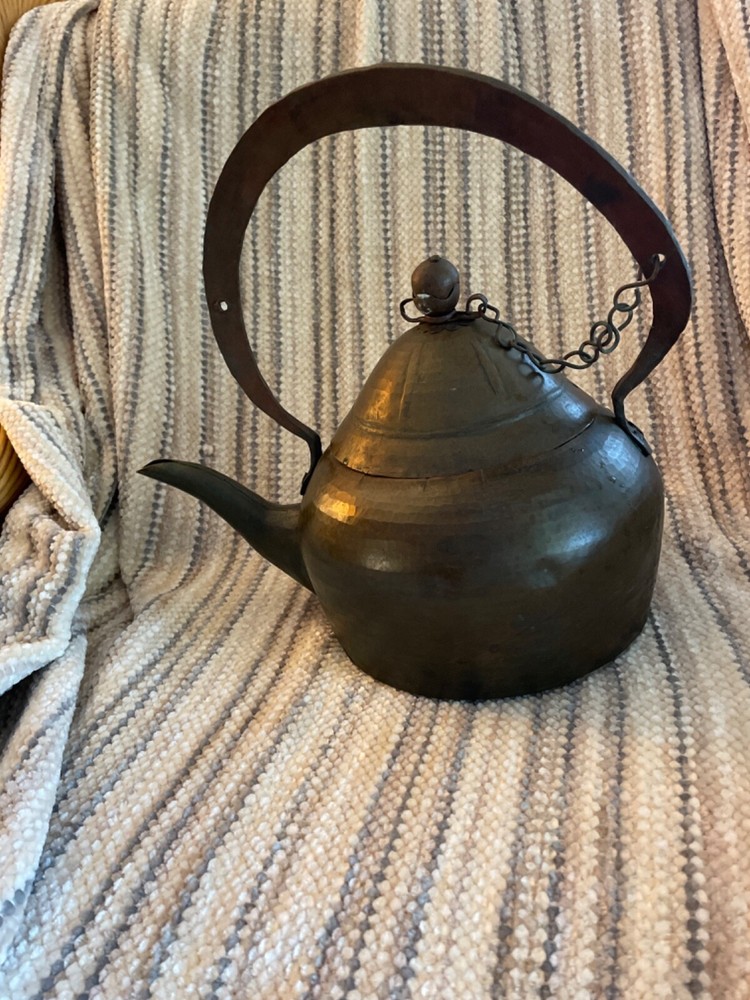 Antique Oriental copper vessel Tea Coffee pot