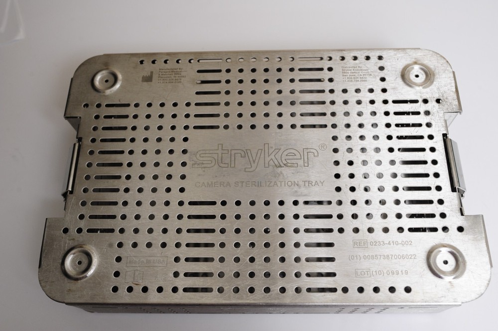 Stryker Camera Sterilization Tray Case 0233-410-002