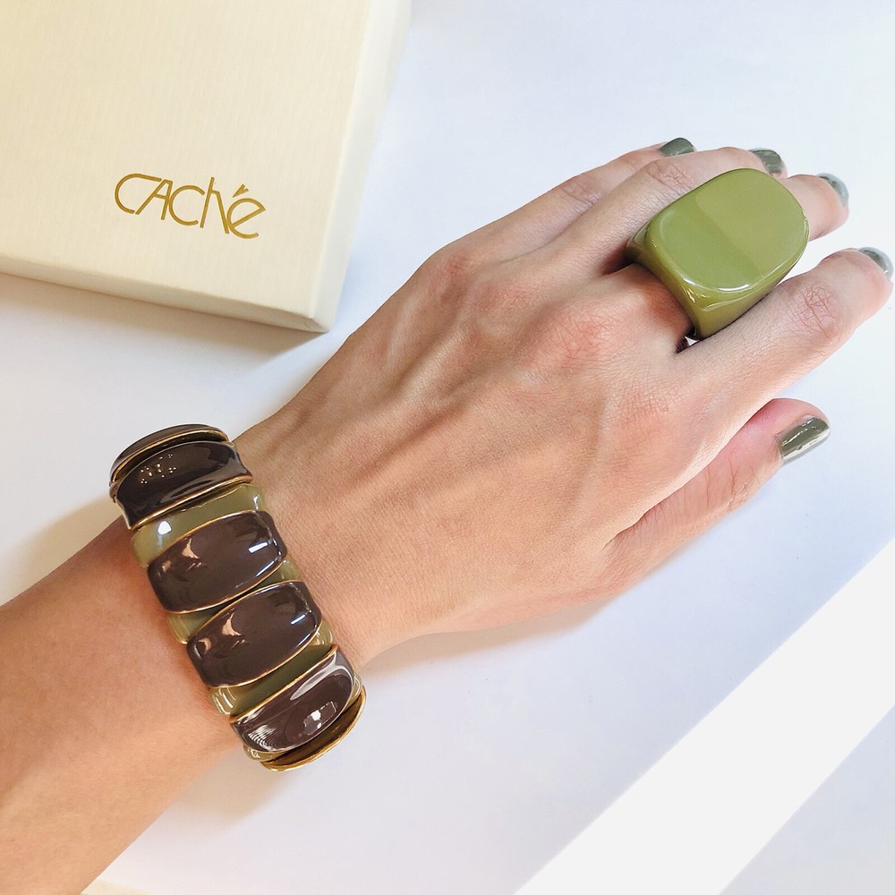 VTG Cache Enamel Stretch Bracelet NWT