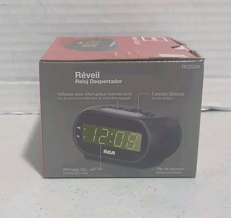 RCA RCD20A Digital Alarm Clock