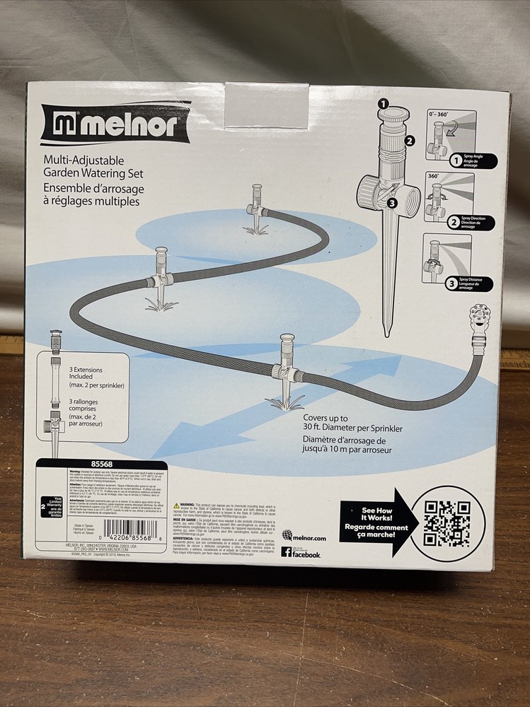 Melnor Multi-Adjustable Garden Watering Set Melnor 85568