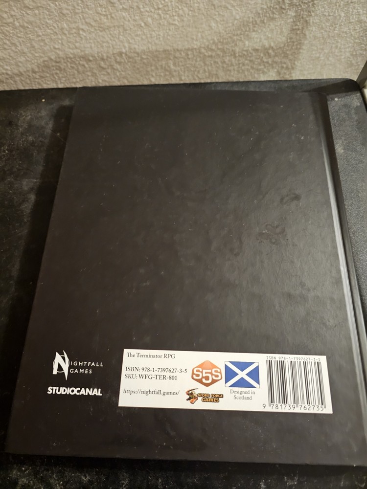 Terminator RPG Rulebook Limited Edition