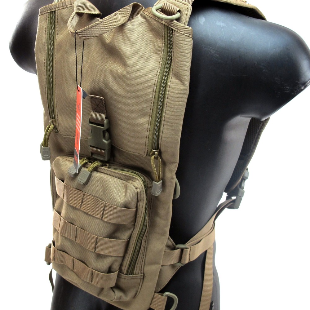 Lancer Tactical CA-321T Lightweight Airsoft Hydration Pack (Tan)