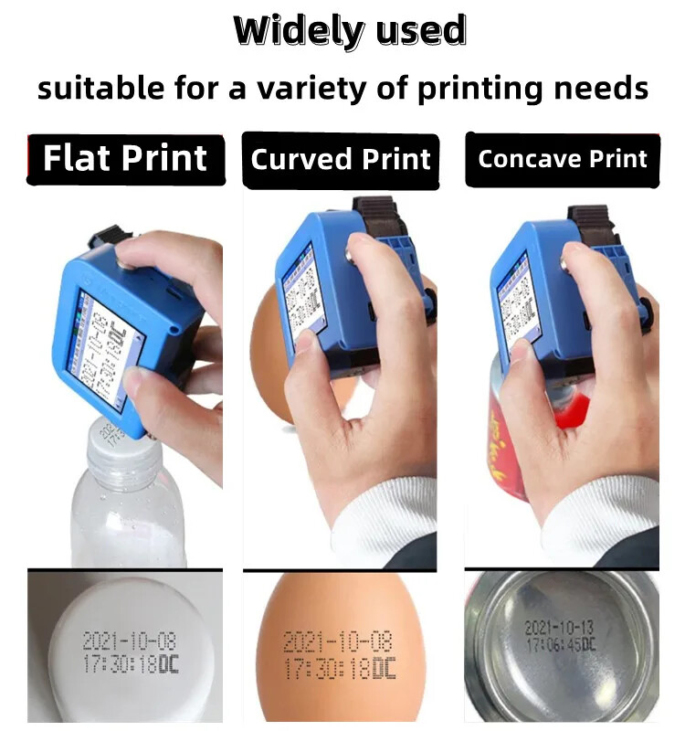 Plastic bag QR code printer, handheld date mini inkjet printer