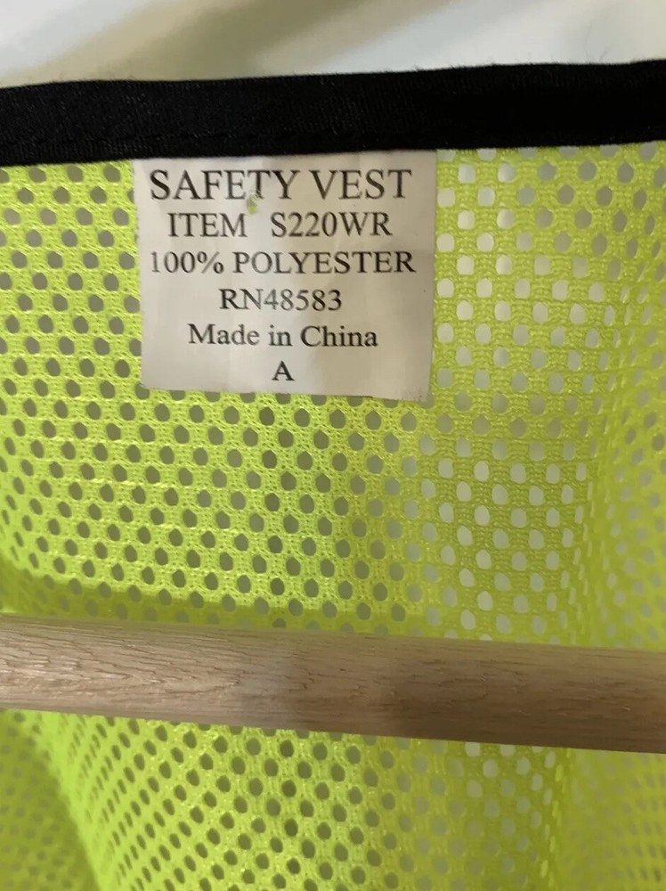 Safety vest reflective One Size Fits Most