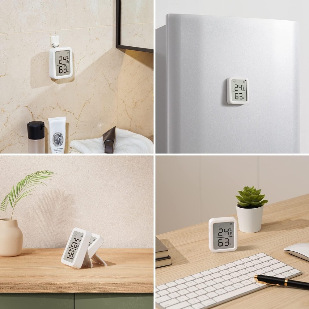 SwitchBot Thermometer Hygrometer, Bluetooth Indoor Humidity Meter and Tempera...