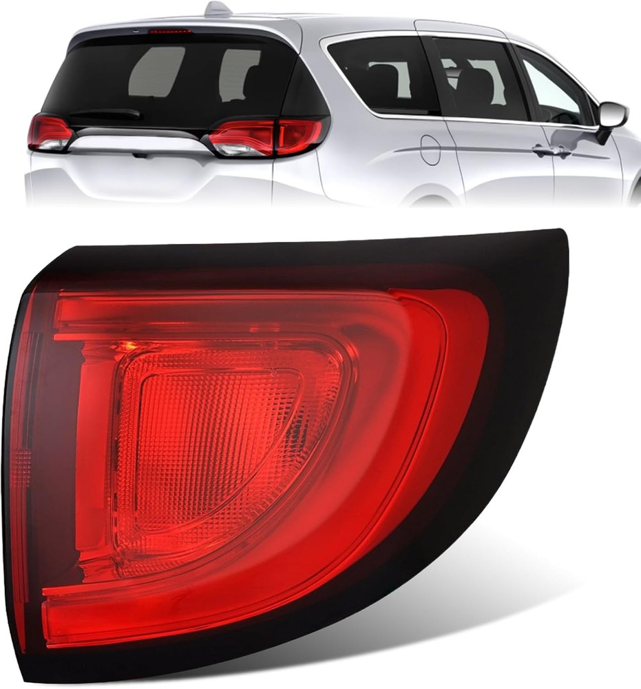 LED Tail Light Compatible with 2017 2018 2019 2020 Chrysler Pacifica Outer Taill