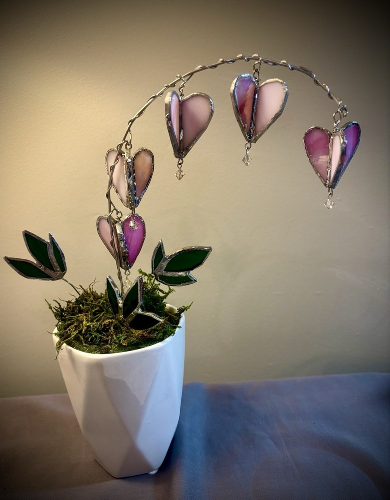 Stained Glass Bleeding Heart