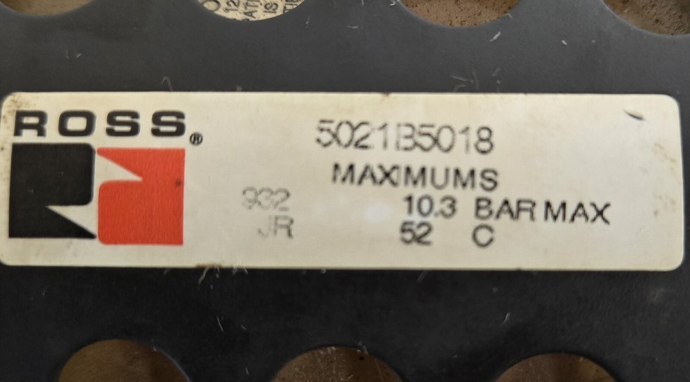 ROSS CONTROLS 5021B5018 FILTER GUARD.