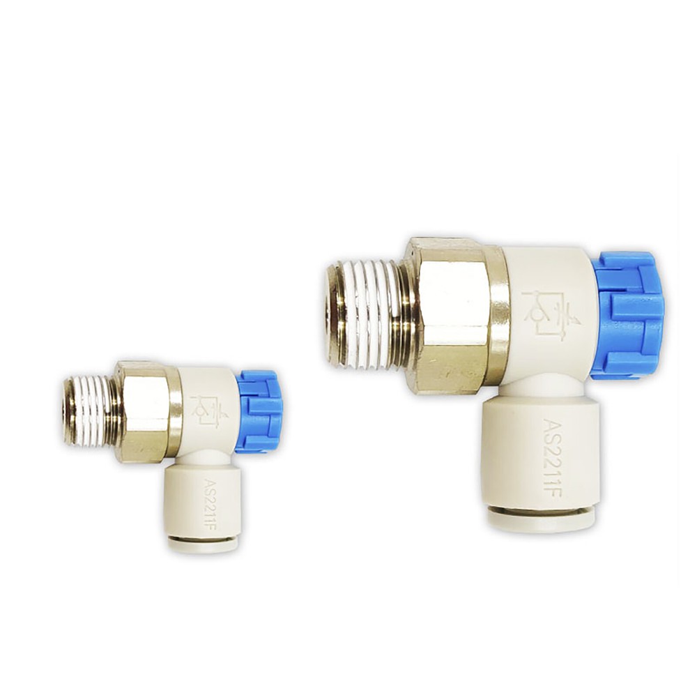SMC AS2201F-01-04S Plug In Airflow Control Valve