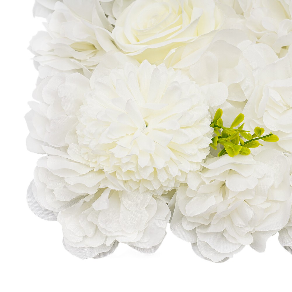 12PC Artificial Flower Wall Panel Wedding Backdrop Event Party Flower Wall Panel